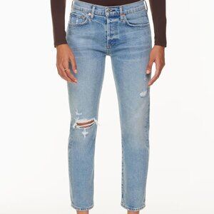 Citizens of Humanity Emerson Distressed Ankle Jeans Blue Size 25